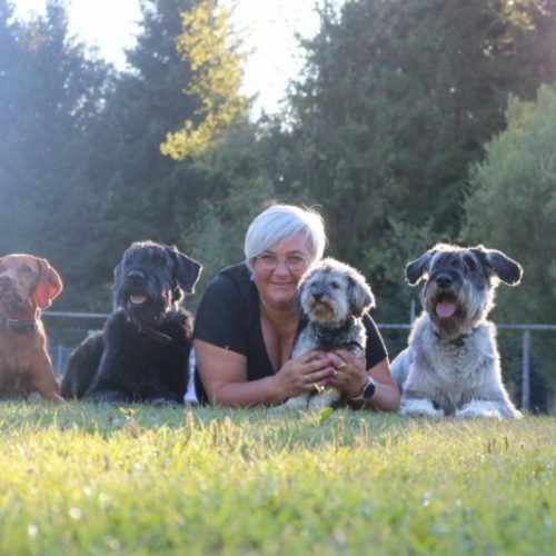 Marianne Völkl ist die Besitzerin der Hundeschule Askom